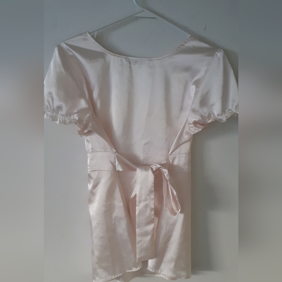 Smart Set Cream Coloured Short Sleeve Blouse - Picture 2 of 9